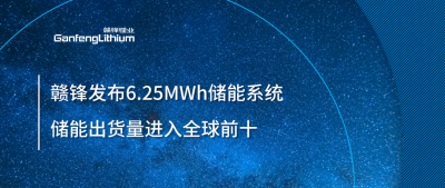 ESIE2025圓滿收官！贛鋒全新6.25MWh儲能系統(tǒng)成焦點，儲能出貨量進入全球前十